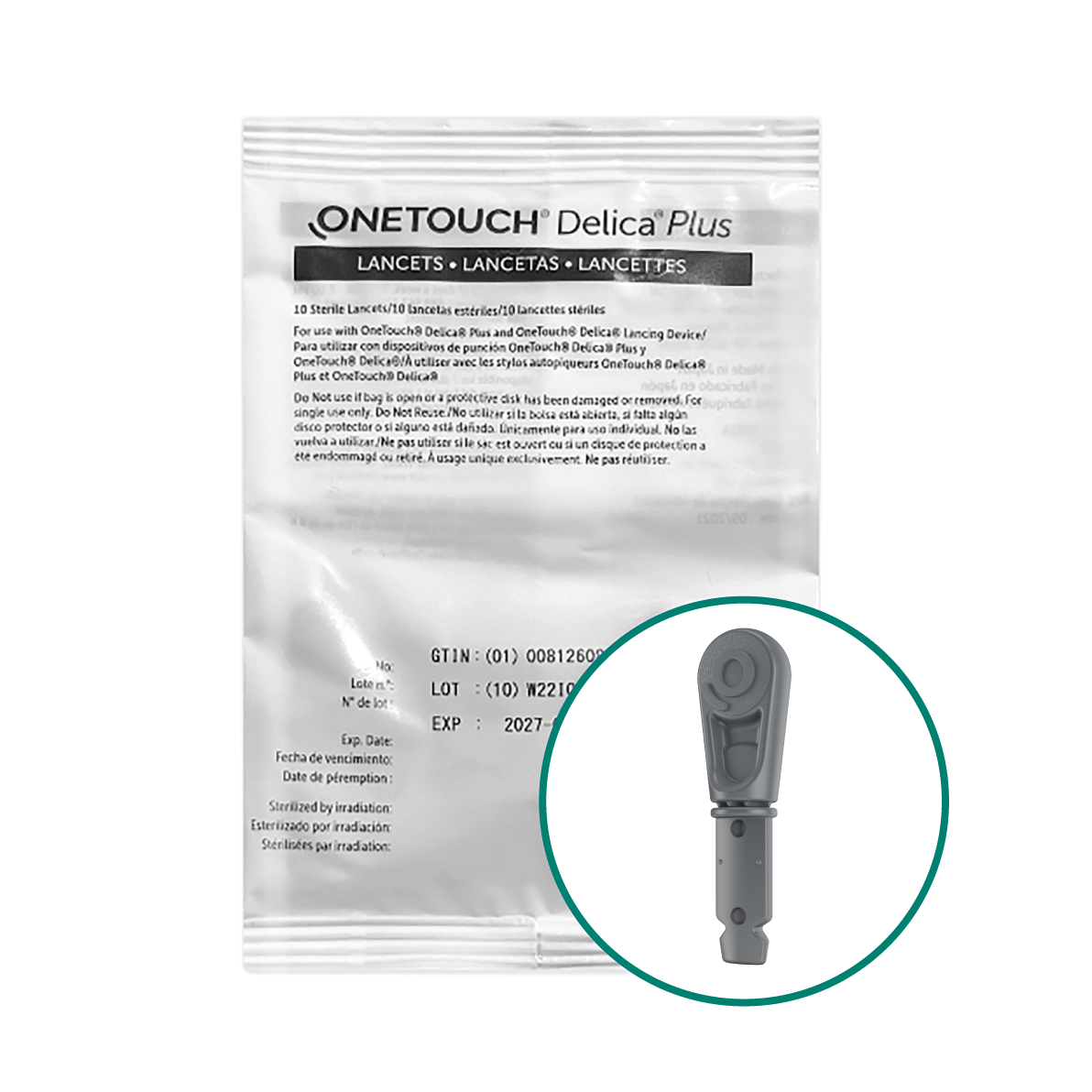 OneTouch® Delica® Plus lancets